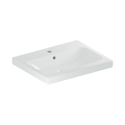 Geberit iCon Light Waschtisch, Breite 60cm, Tiefe 48cm, Hahnloch mittig, Überlauf si... GEBERIT-501834002 4025410894588 (Abb. 1)