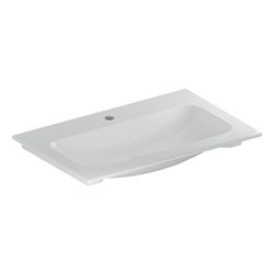 Geberit iCon Möbelwaschtisch, Breite 75cm, Tiefe 48cm, Hahnloch mittig, ohne Überlau... GEBERIT-501844002 4025410895349 (Abb. 1)