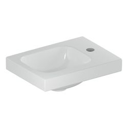 Geberit iCon Light Handwaschbecken 38x13x28cm, Weiß, Hahnloch rechts, ohne Überlauf,... GEBERIT-501830001 4025410894410 (Abb. 1)