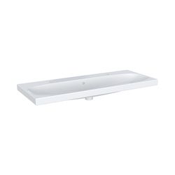 Geberit Acanto Waschtisch, Breite 120cm, Tiefe 48,2cm, Hahnloch links, rechts, Überl... GEBERIT-501880001 4025410895615 (Abb. 1)