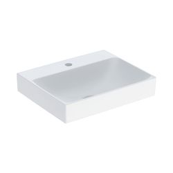 Geberit ONE Aufsatzwaschtisch rechteckig, Abgang vertikal, B 50cm T 40cm Hahnloch mi... GEBERIT-505030016 4025410953759 (Abb. 1)