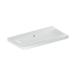 Geberit iCon Light Waschtisch, Breite 90cm, Tiefe 48cm, ohne Hahnloch, Überlauf sich... GEBERIT-501836003 4025410894755 (Abb. 1)