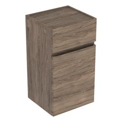 Geberit Renova Plan Seitenschrank mit 1 Tür, 1 Schublade, 39x70x36cm, Nussbaum hicko... GEBERIT-501921JR1 4025410905994 (Abb. 1)