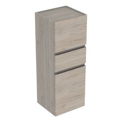 Geberit Renova Plan Mittelhochschrank mit 2 Türen, 1 Schublade, 39x105x36cm, Nussbau... GEBERIT-501922001 4025410905499 (Abb. 1)