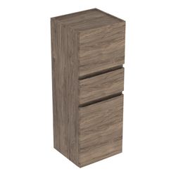 Geberit Renova Plan Mittelhochschrank mit 2 Türen, 1 Schublade, 39x105x36cm, Nussbau... GEBERIT-501922JR1 4025410906014 (Abb. 1)