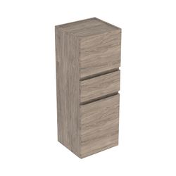 Geberit Renova Plan Mittelhochschrank mit 2 Türen, 1 Schublade, 39x105x36cm, Nussbau... GEBERIT-501922JR1 4025410906014 (Abb. 1)