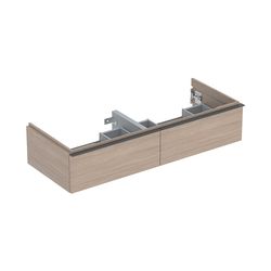 Geberit iCon Unterschrank für Doppelwaschtisch, 2 Schubladen 120x24,7cm, Eiche Melam... GEBERIT-502314JH1 4025410942739 (Abb. 1)