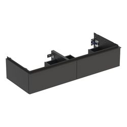 Geberit iCon Unterschrank für Doppelwaschtisch, 2 Schubladen 120x24,7cm, Lava lackie... GEBERIT-502314JK1 4025410942746 (Abb. 1)