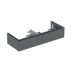 Geberit iCon Unterschrank für Doppelwaschtisch, 2 Schubladen 120x24,7cm, Lava lackie... GEBERIT-502314JK1 4025410942746 (Abb. 1)
