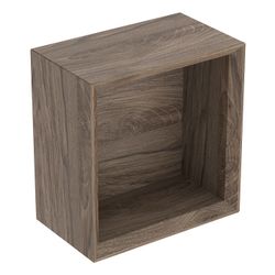 Geberit iCon Wandbox quadratisch, 22,5x23,3x13,2cm, Nussbaum hickory Melamin Holzstr... GEBERIT-502321JR1 4025410943040 (Abb. 1)
