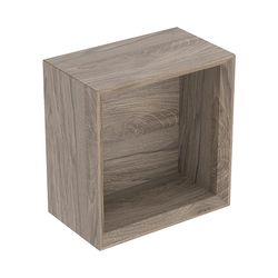 Geberit iCon Wandbox quadratisch, 22,5x23,3x13,2cm, Nussbaum hickory Melamin Holzstr... GEBERIT-502321JR1 4025410943040 (Abb. 1)