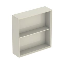 Geberit iCon Regal quadratisch, 45x46,7x13,2cm, Sandgrau lackiert hochglänzend... GEBERIT-502323JL1 4025410943118 (Abb. 1)