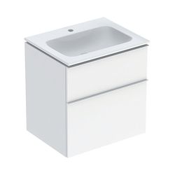 Geberit iCon Set Möbelwaschtisch schmaler Rand 2 Schubladen Ansch. 60cm KeraTect Wei... GEBERIT-502331011 4025410941879 (Abb. 1)