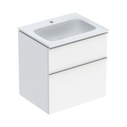 Geberit iCon Set Möbelwaschtisch schmaler Rand 2 Schubladen Ansch. 60cm KeraTect Wei... GEBERIT-502331012 4025410941886 (Abb. 1)