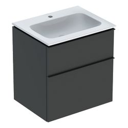 Geberit iCon Set Möbelwaschtisch schmaler Rand 2 Schubladen Ansch. 60cm KeraTect Lav... GEBERIT-502331JK1 4025410943286 (Abb. 1)