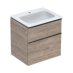 Geberit iCon Set Möbelwaschtisch schmaler Rand 2 Schubladen An. 60cm KeraTect Nussba... GEBERIT-502331JR1 4025410943309 (Abb. 1)
