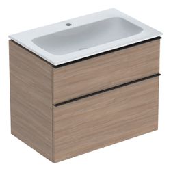 Geberit iCon Set Möbelwaschtisch schmaler Rand 2 Schubladen Ansch. 75cm KeraTect Eic... GEBERIT-502332JH1 4025410943316 (Abb. 1)