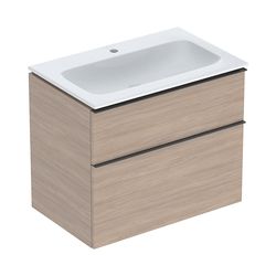 Geberit iCon Set Möbelwaschtisch schmaler Rand 2 Schubladen Ansch. 75cm KeraTect Eic... GEBERIT-502332JH1 4025410943316 (Abb. 1)