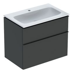 Geberit iCon Set Möbelwaschtisch schmaler Rand 2 Schubladen, Ansch. 75cm, Lava lacki... GEBERIT-502336JK1 4025410943484 (Abb. 1)