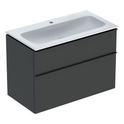 Geberit iCon Set Möbelwaschtisch schmaler Rand 2 Schubladen Ansch. 90cm KeraTect Lav... GEBERIT-502333JK1 4025410943361 (Abb. 1)