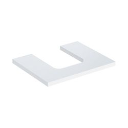 Geberit ONE Waschtischplatte Ausschnitt mittig, für Aufsatzwaschtisch Schalenform, 6... GEBERIT-505271001 4025410936196 (Abb. 1)