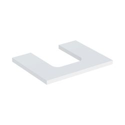 Geberit ONE Waschtischplatte Ausschnitt mittig, für Aufsatzwaschtisch Schalenform, 6... GEBERIT-505271002 4025410936202 (Abb. 1)