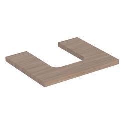 Geberit ONE Waschtischplatte Ausschnitt mittig, für Aufsatzwaschtisch Schalenform, 6... GEBERIT-505271005 4025410936233 (Abb. 1)