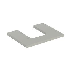 Geberit ONE Waschtischplatte Ausschnitt mittig, für Aufsatzwaschtisch Schalenform, 6... GEBERIT-505271007 4025410936257 (Abb. 1)