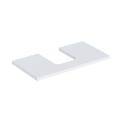Geberit ONE Waschtischplatte Ausschnitt mittig, für Aufsatzwaschtisch Schalenform, 9... GEBERIT-505273002 4025410936349 (Abb. 1)