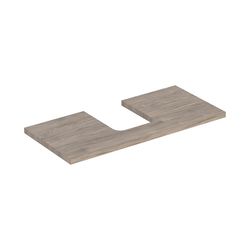 Geberit ONE Waschtischplatte Ausschnitt mittig, für Aufsatzwaschtisch Schalenform, 1... GEBERIT-505274006 4025410936455 (Abb. 1)