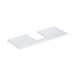 Geberit ONE Waschtischplatte Ausschnitt mittig, für Aufsatzwaschtisch Schalenform, 1... GEBERIT-505275001 4025410936479 (Abb. 1)