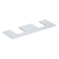 Geberit ONE Waschtischplatte Ausschnitt 2-fach, für Aufsatzwaschtisch Schalenform, 1... GEBERIT-505276001 4025410936547 (Abb. 1)
