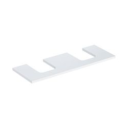 Geberit ONE Waschtischplatte Ausschnitt 2-fach, für Aufsatzwaschtisch Schalenform, 1... GEBERIT-505276001 4025410936547 (Abb. 1)