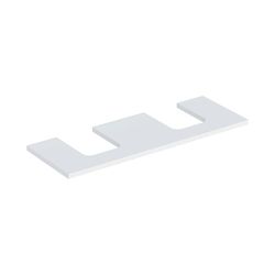 Geberit ONE Waschtischplatte Ausschnitt 2-fach, für Aufsatzwaschtisch Schalenform, 1... GEBERIT-505276002 4025410936554 (Abb. 1)