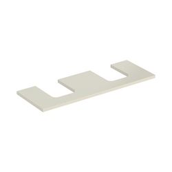 Geberit ONE Waschtischplatte Ausschnitt 2-fach, für Aufsatzwaschtisch Schalenform, 1... GEBERIT-505276004 4025410936578 (Abb. 1)