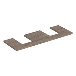 Geberit ONE Waschtischplatte Ausschnitt 2-fach, für Aufsatzwaschtisch Schalenform, 1... GEBERIT-505276006 4025410936592 (Abb. 1)