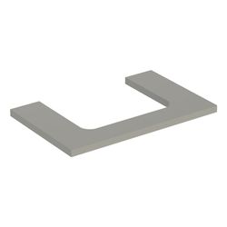 Geberit ONE Waschtischplatte Ausschnitt mittig, für Aufsatzwaschtisch rechteckig, 75... GEBERIT-505282007 4025410936677 (Abb. 1)