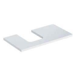 Geberit ONE Waschtischplatte Ausschnitt links, für Aufsatzwaschtisch Schalenform, 90... GEBERIT-505293001 4025410936967 (Abb. 1)