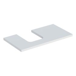 Geberit ONE Waschtischplatte Ausschnitt links, für Aufsatzwaschtisch Schalenform, 90... GEBERIT-505293002 4025410936974 (Abb. 1)