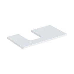 Geberit ONE Waschtischplatte Ausschnitt links, für Aufsatzwaschtisch Schalenform, 90... GEBERIT-505293002 4025410936974 (Abb. 1)