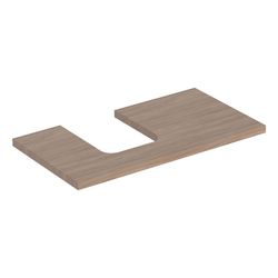 Geberit ONE Waschtischplatte Ausschnitt links, für Aufsatzwaschtisch Schalenform, 90... GEBERIT-505293005 4025410937001 (Abb. 1)