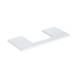 Geberit ONE Waschtischplatte Ausschnitt mittig, für Aufsatzwaschtisch rechteckig, 10... GEBERIT-505284001 4025410936752 (Abb. 1)