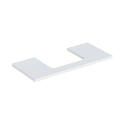 Geberit ONE Waschtischplatte Ausschnitt mittig, für Aufsatzwaschtisch rechteckig, 10... GEBERIT-505284002 4025410936769 (Abb. 1)