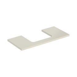 Geberit ONE Waschtischplatte Ausschnitt mittig, für Aufsatzwaschtisch rechteckig, 10... GEBERIT-505284004 4025410936783 (Abb. 1)