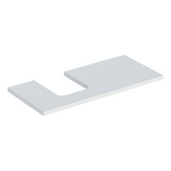 Geberit ONE Waschtischplatte Ausschnitt links, für Aufsatzwaschtisch Schalenform, 10... GEBERIT-505294001 4025410937032 (Abb. 1)