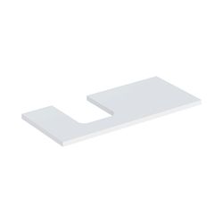Geberit ONE Waschtischplatte Ausschnitt links, für Aufsatzwaschtisch Schalenform, 10... GEBERIT-505294002 4025410937049 (Abb. 1)