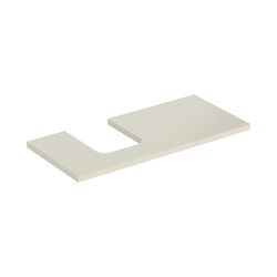 Geberit ONE Waschtischplatte Ausschnitt links, für Aufsatzwaschtisch Schalenform, 10... GEBERIT-505294004 4025410937063 (Abb. 1)