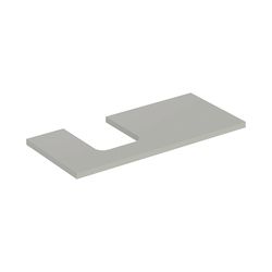 Geberit ONE Waschtischplatte Ausschnitt links, für Aufsatzwaschtisch Schalenform, 10... GEBERIT-505294007 4025410937094 (Abb. 1)