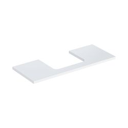 Geberit ONE Waschtischplatte Ausschnitt mittig, für Aufsatzwaschtisch rechteckig, 12... GEBERIT-505285001 4025410936820 (Abb. 1)