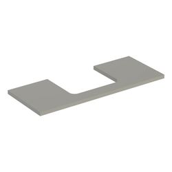 Geberit ONE Waschtischplatte Ausschnitt mittig, für Aufsatzwaschtisch rechteckig, 12... GEBERIT-505285007 4025410936882 (Abb. 1)